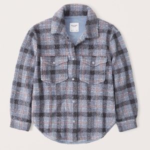 Abercrombie Sherpa shirt jacket size M